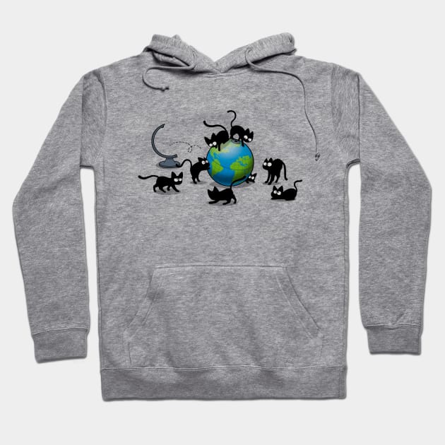 The Whole Globe is Ours Hoodie by Getsousa